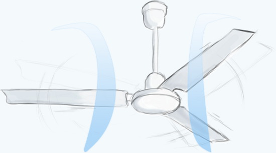 how ceiling fans work thermally speaking anderson energy efficiency lowes 36 inch fan with light