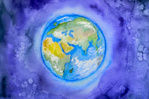 Watercolour Earth